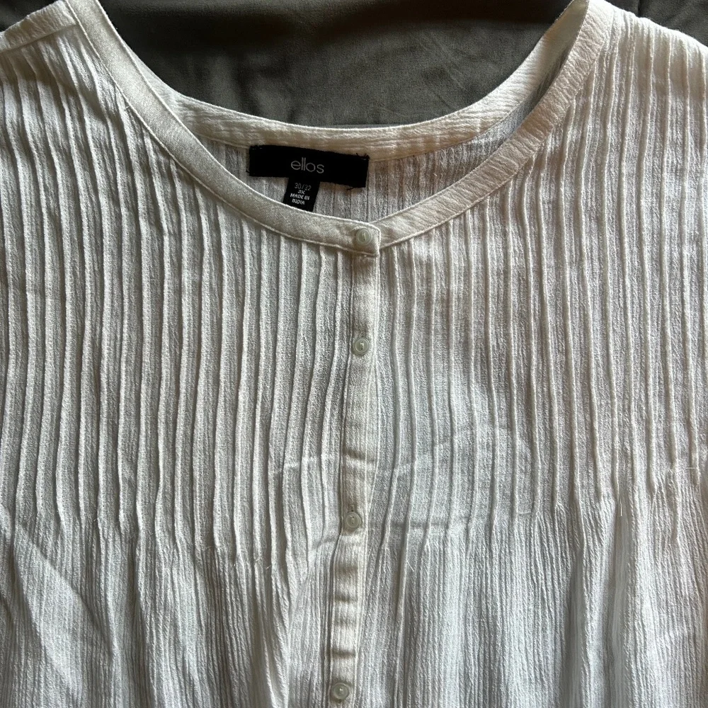 Ellos 3x Crochet Trim Blouse - Picture 3 of 4